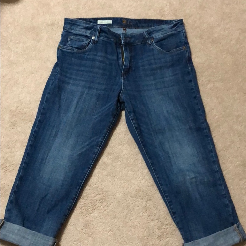 Denim capris